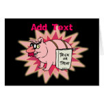 Trick or Treat Pig Card