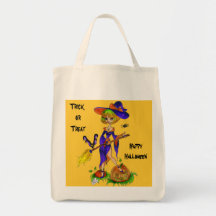 "Trick or Treat" PINUP Witch Bag