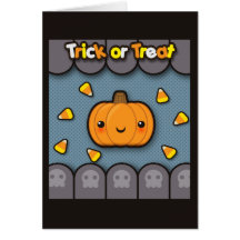 Trick or Treat Pumpkin Cards