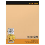 Trick or Treat Pumpkin Letterhead
