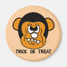 trick or treat refrigerator magnet
