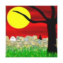 Trick or Treat Stretched Canvas Prints