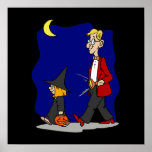 Trick or Treat Witch Girl posters