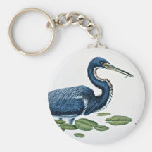 Tricolored heron keychains