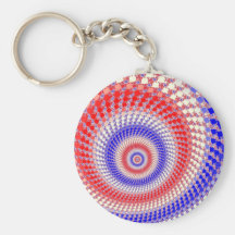 Tricolour Roundalls Keychain