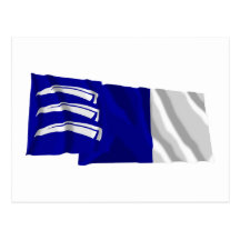 Triesen Waving Flags Postcard