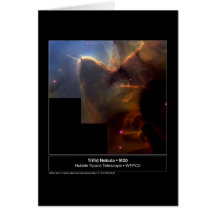 Trifid Nebula M20 Hubble Telescope Photo Cards