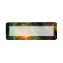 Trifid Nebula Space Spitzer Custom Return Address Label