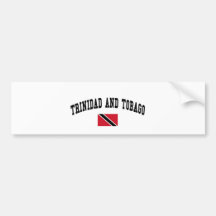 TRINIDAD AND TOBAGO BUMPER STICKER