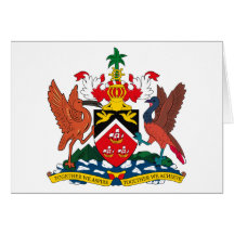 Trinidad And Tobago Coat of Arms Greeting Card