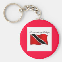 Trinidad And Tobago Flag T-shirt And Etc Keychain