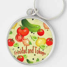 Trinidad and Tobago Keychain