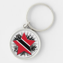 Trinidad and Tobago Star Keychains