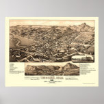 Trinidad, CO Panoramic Map - 1882 Poster