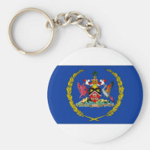 Trinidad Tobago President Flag Key Chains