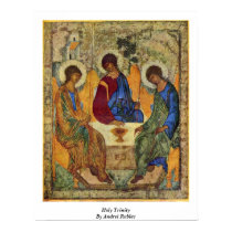 Trinité sainte par Andrei Rublev affiches