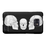 Trio de crâne coque samsung galaxy s2