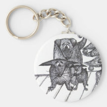 Trio de Noël Porte-clefs