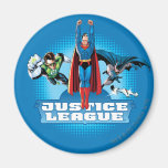 Trio de puissance de ligue de justice aimant