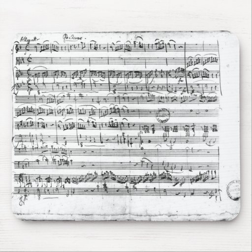 Trio, in E flat major 'Kegelstatt' Mousepads