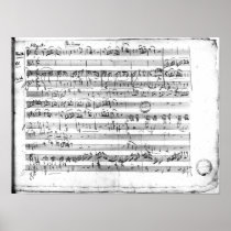 Trio, in E flat major 'Kegelstatt' Print
