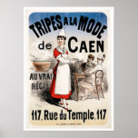 Tripes La Mode De Caen Vintage Food Ad Art Posters