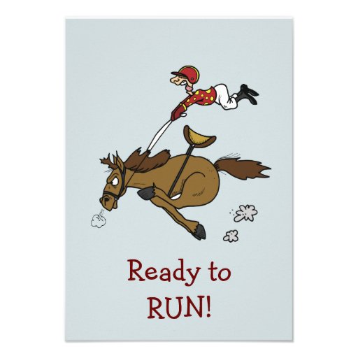 Triple Crown Horse Race Party Invitation