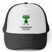 Triple Eye Chemistry Geek  green Trucker Hats