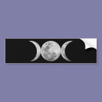 Triple Goddess bumper stickers