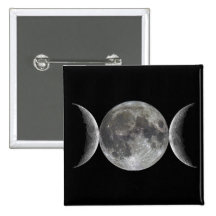 Triple Goddess Button