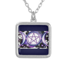 Triple Goddess Wicca Pagan Necklace
