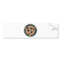 Triple Hare Bumper Stickers