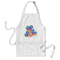 Triple Hearts USA Chef's apron