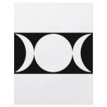 triple moon black background flyers
