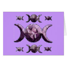 Triple Moon Card