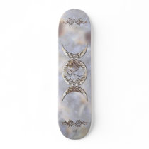 Triple Moon Moonstone Goddess Custom Skateboard