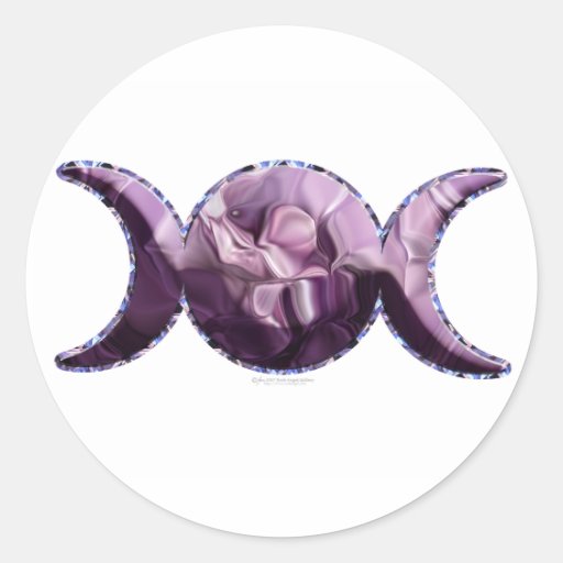 Triple Moon Stickers