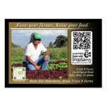 Triple N Farms Traceable Shelftalker Business Cards
