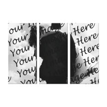 Triple Side-by-Side Wrapped Canvas Custom Print Canvas Print