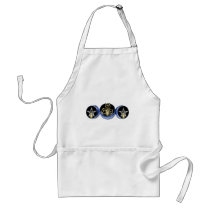 Triple Spiral Lunar Moon Apron