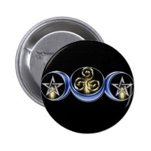 Triple Spiral Lunar Moon Button