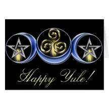 Triple Spiral Lunar Moon Card