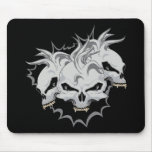 Triple Terror Skulls Mouse Pads