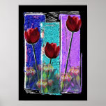 'Triple Tulips B2.1' Print