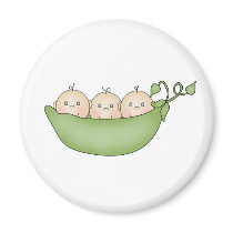 Triplet Peas in a Pod Magnet