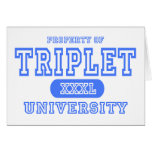 Triplet University Greeting Cards