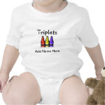 Triplets (Crayons) Tee Shirts