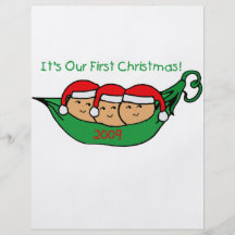 Triplets First Christmas Flyer