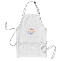 Triplets Math Apron