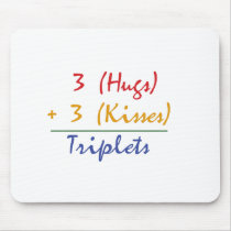 Triplets Math Mouse Mat
